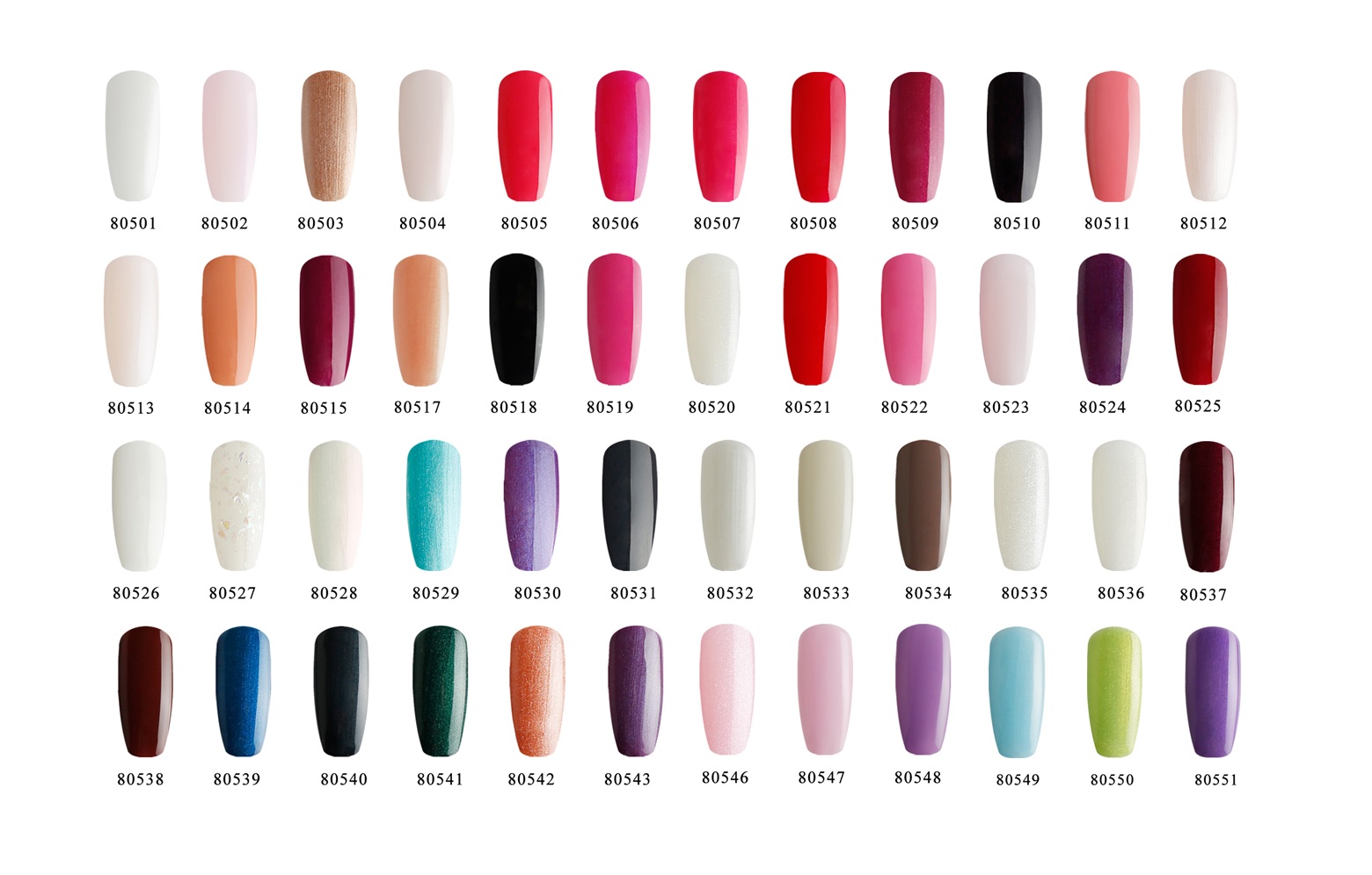 The Bluesky 50 Piece Pro Colour Pack | Shellac Nails Direct - From €9 ...